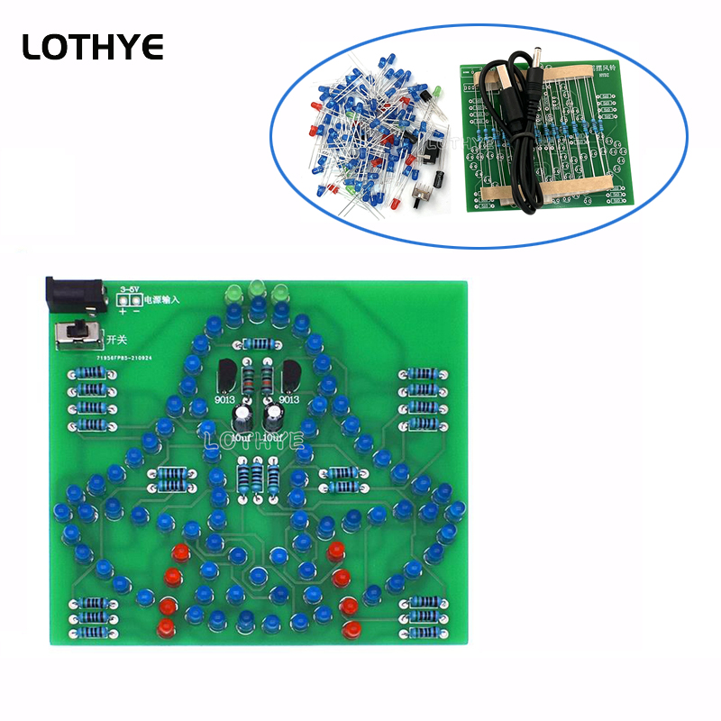 Electronics Project Kit - DC 3-5V LED 라이트 스윙 윈드