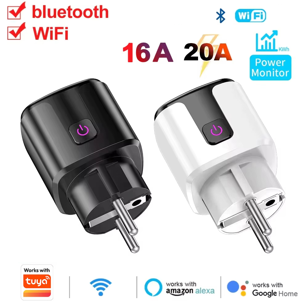Wifi Smart Plug - WiFi EU 스마트 소켓 플러그, 투야