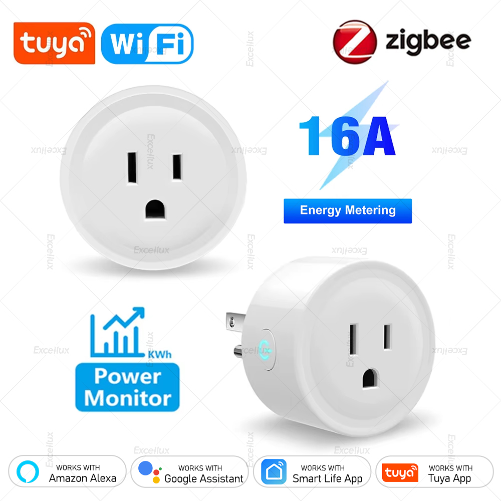 Wifi Smart Plug - 투야 16A 스마트 플러그 지그비 와이파이