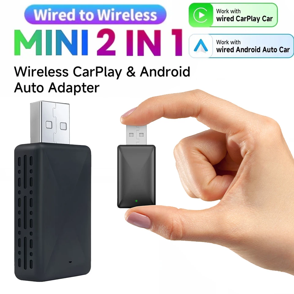 Wifi Smart Plug - ZHIYU 2-in-1 무선 Carplay 및 Android