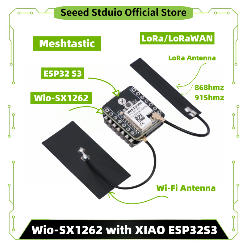 Microcontroller Kit - ESP32 S3 LoRa Meshtastic LoRa 모듈