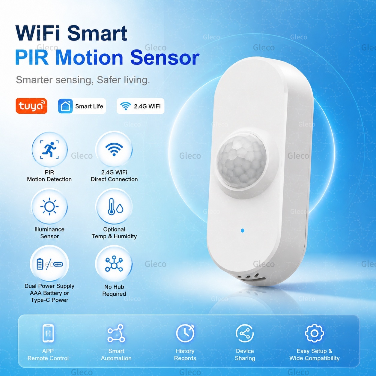 Wifi Thermostat - Tuya WiFi PIR 모션 센서 스마트