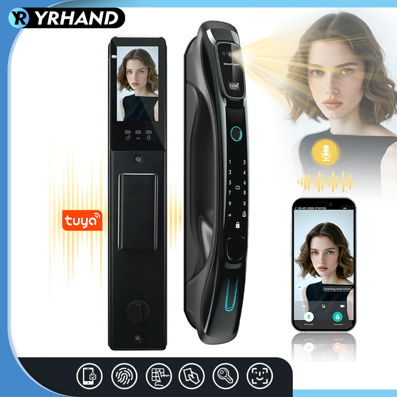 Smart Door Lock Wifi - 스마트 잠금장치, 3D 얼굴 인식, 손바닥