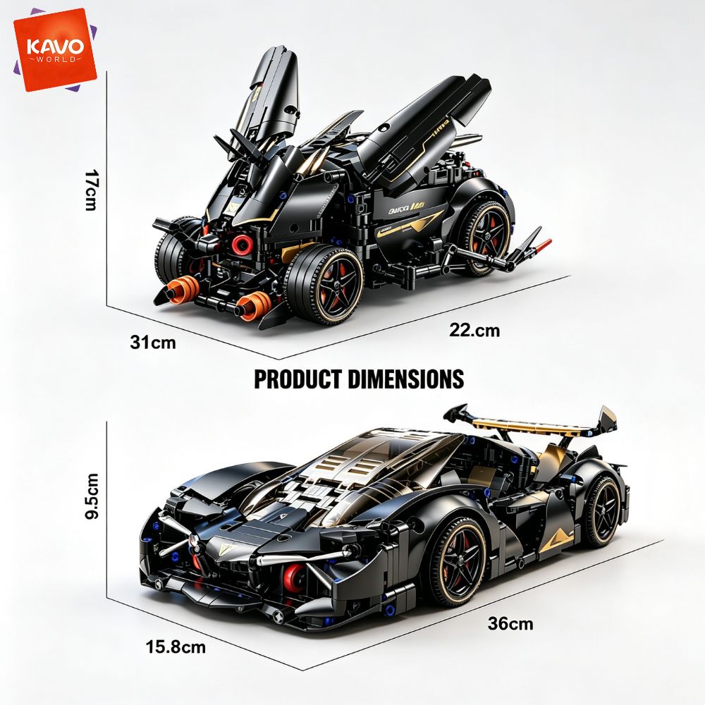 KAVOWORLD 1248개 부품으로 구성된 MOC 블 - Stem Robotics Kit 리뷰 및 가격