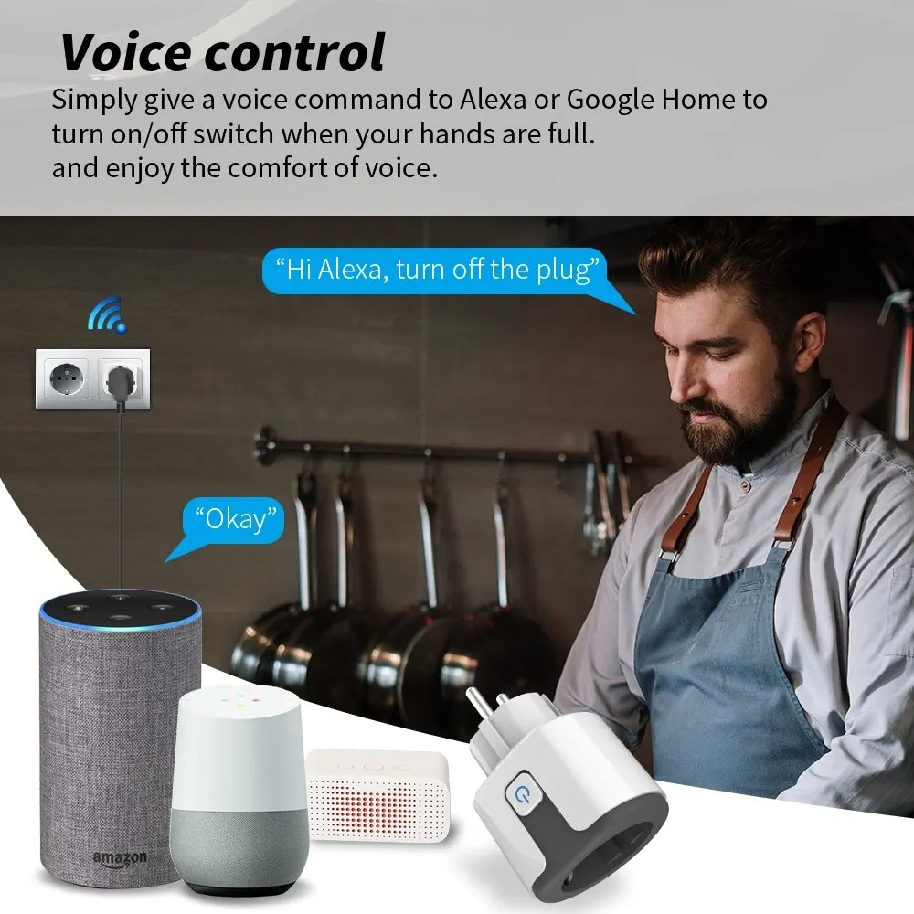 WiFi EU 스마트 소켓 플러그, 투야 앱 연동, 2 - Wifi Smart Plug 리뷰 및 가격