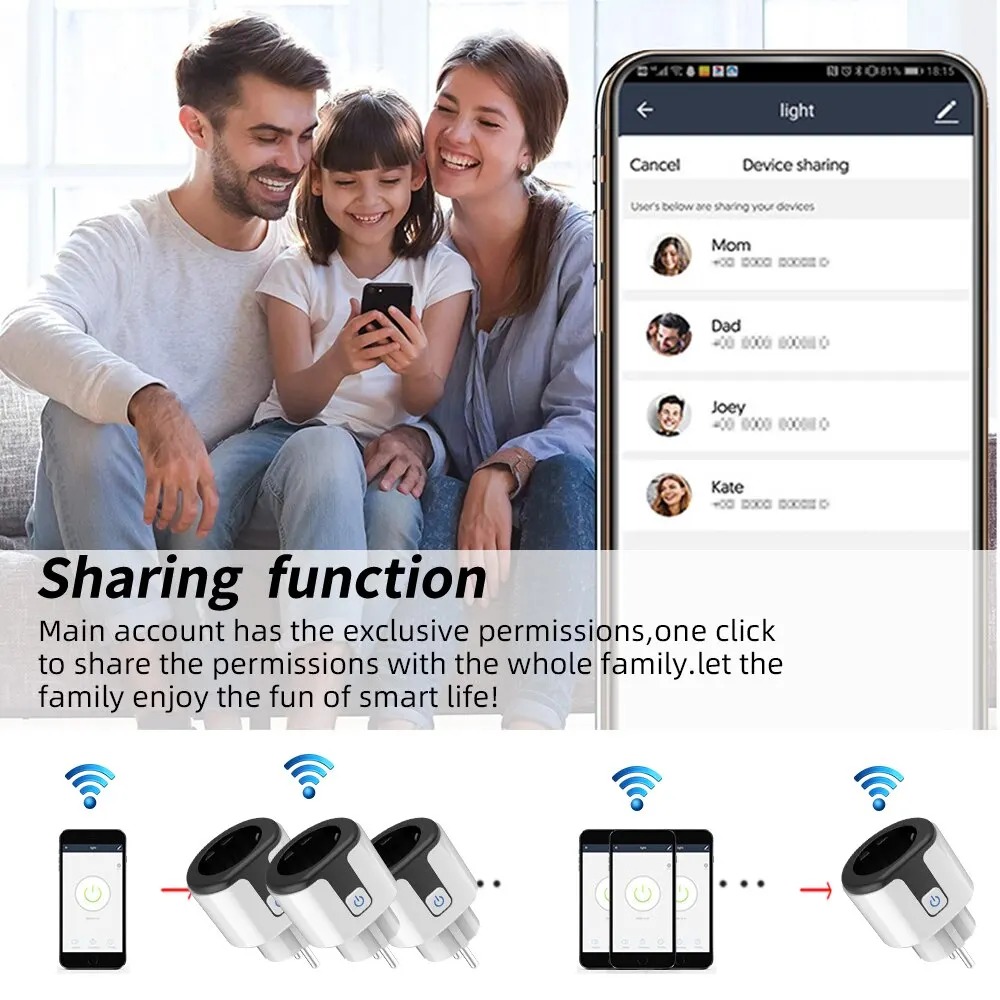 WiFi EU 스마트 소켓 플러그, 투야 앱 연동, 2 - Wifi Smart Plug 리뷰 및 가격