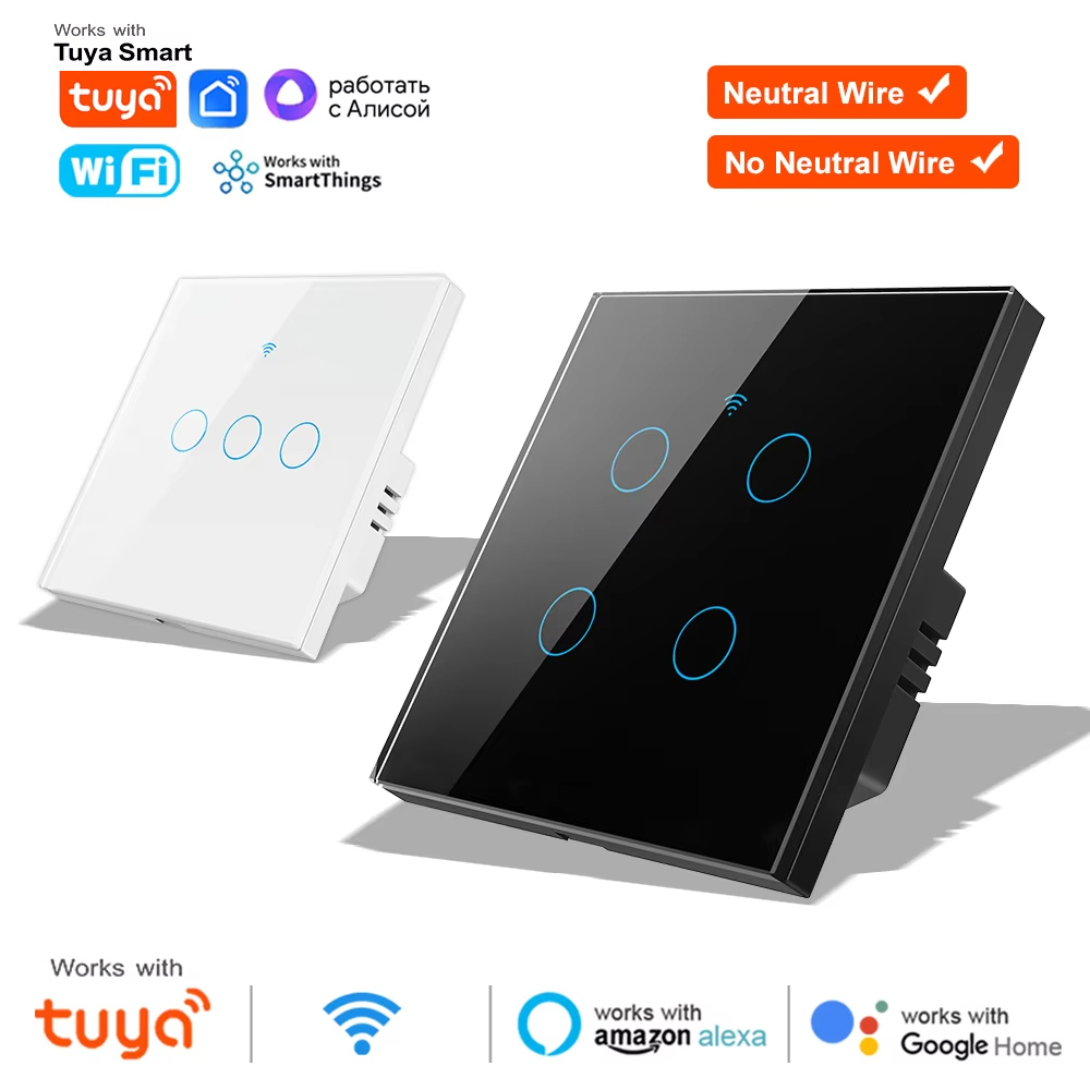 WiFi RF 433mhz 터치 벽 조명 스마트 스위치 - Smart Light Switch Wifi 리뷰 및 가격