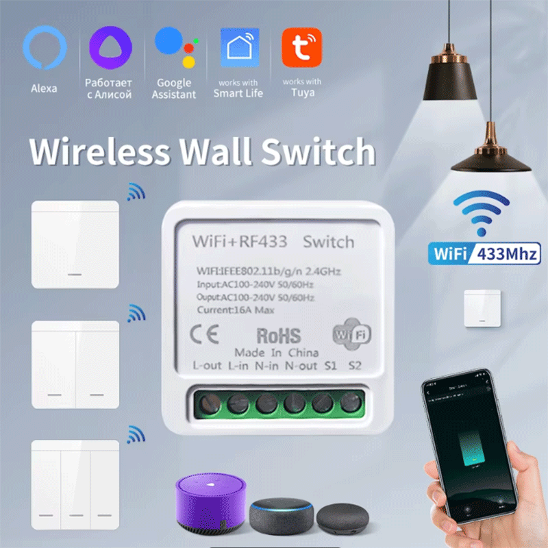 투야 와이파이 스마트 조명 스위치 스마트 홈 무선 RF - Smart Light Switch Wifi 리뷰 및 가격