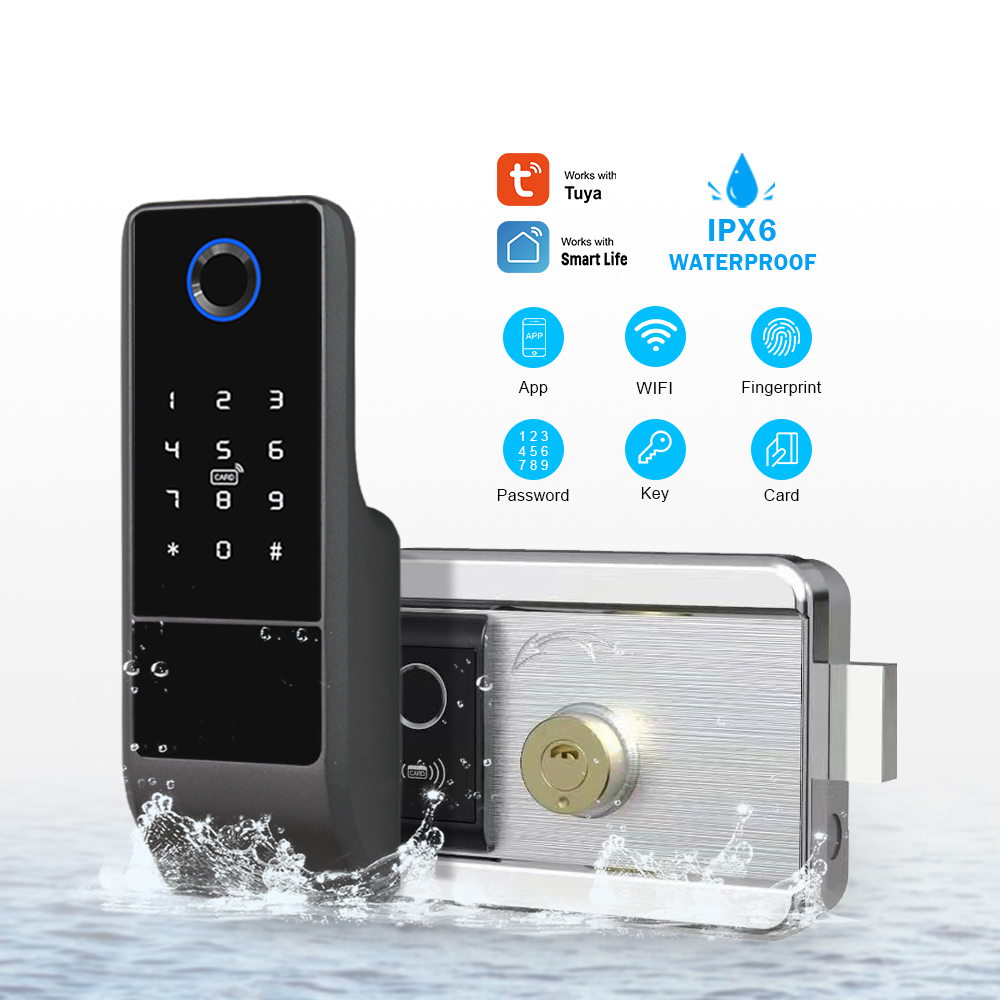 방수 투야 앱 와이파이 잠금장치 양면 전자 지문 스마트 - Smart Door Lock Wifi 리뷰 및 가격