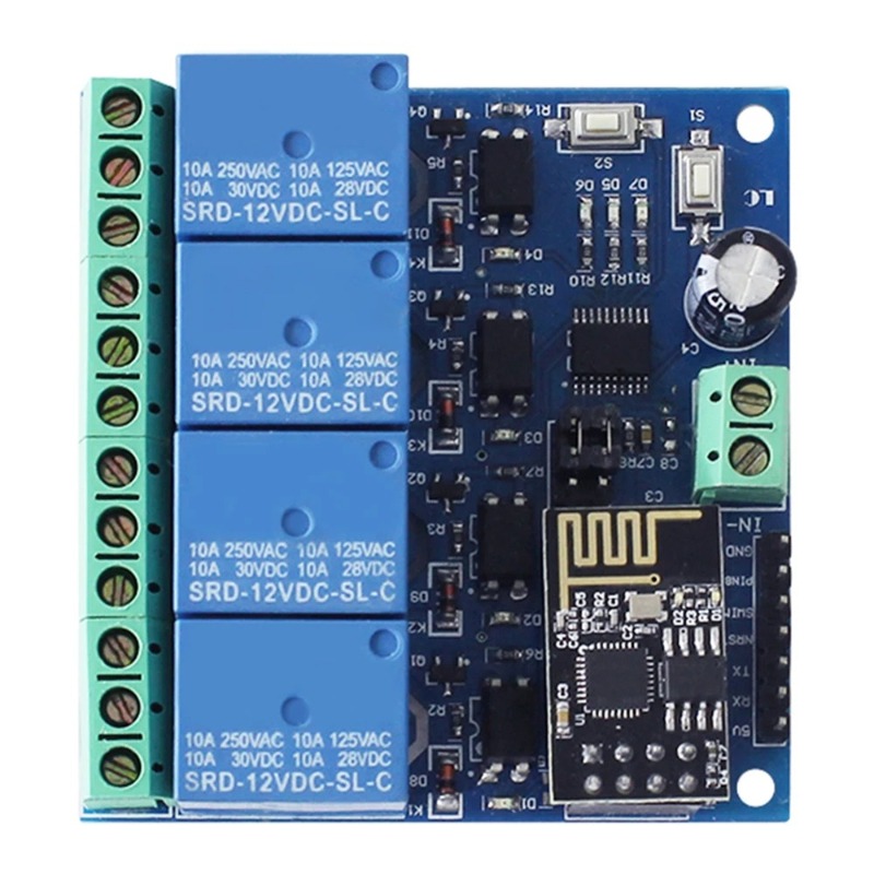 ESP8266 ESP-01 4방향 WiFi 릴레이 모듈 - Esp8266 Relay Module 리뷰 및 가격