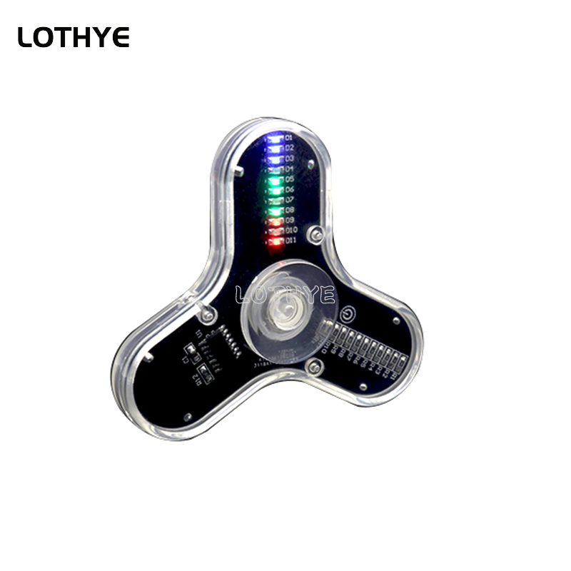 LED Fidget Spinner 제조 스피커 분위기  - Electronics Project Kit 리뷰 및 가격