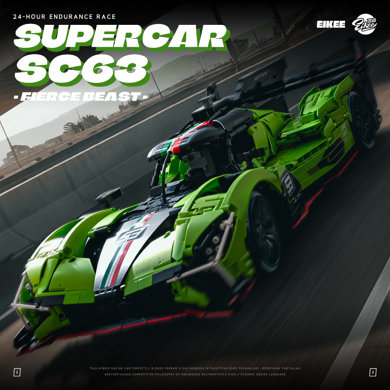 MOC 람보르기니 SC63 WEC 및 IMSA 챔피언십 - Stem Robotics Kit 리뷰 및 가격
