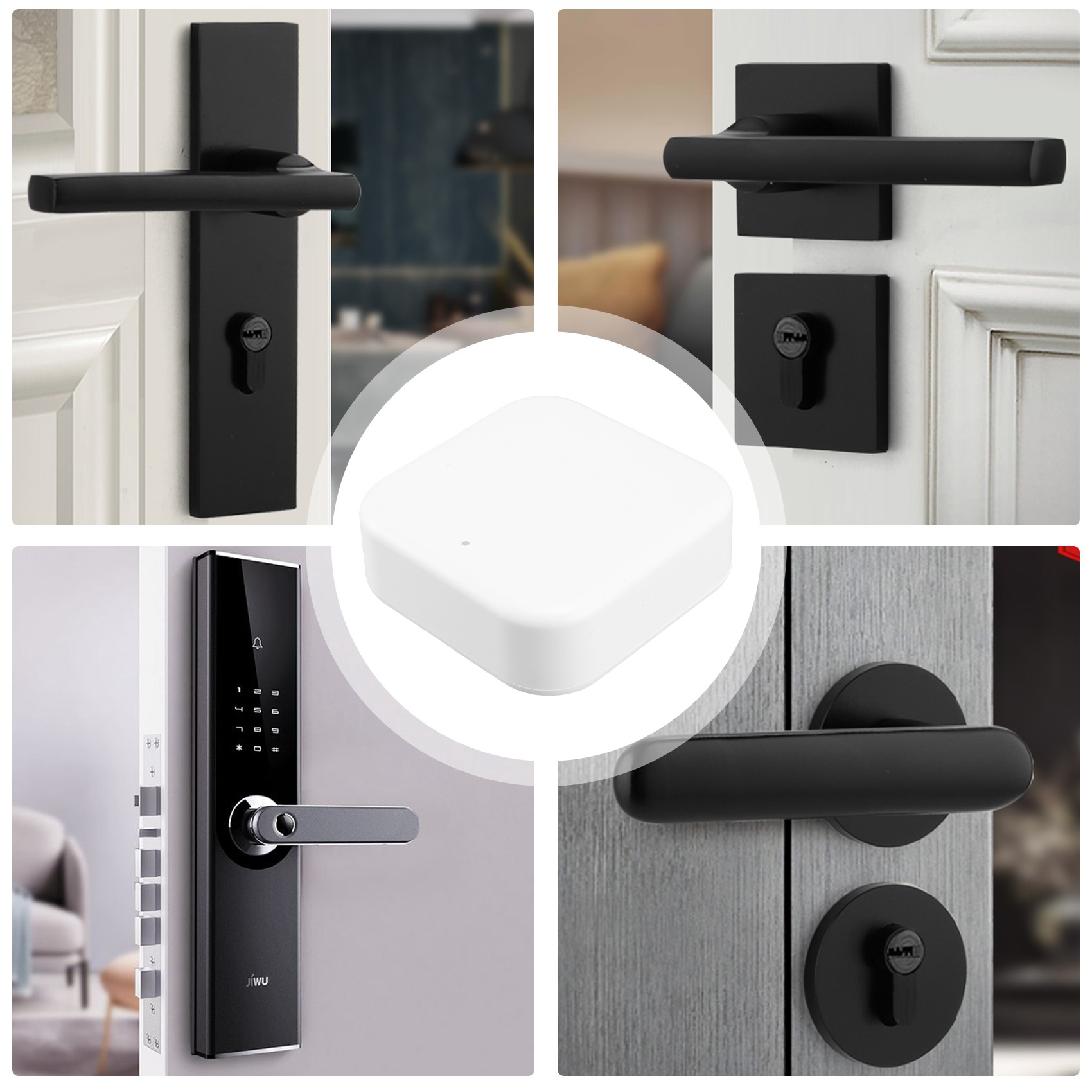 블루투스 와이파이 게이트웨이 지문 비밀번호 스마트 전자 - Smart Door Lock Wifi 리뷰 및 가격