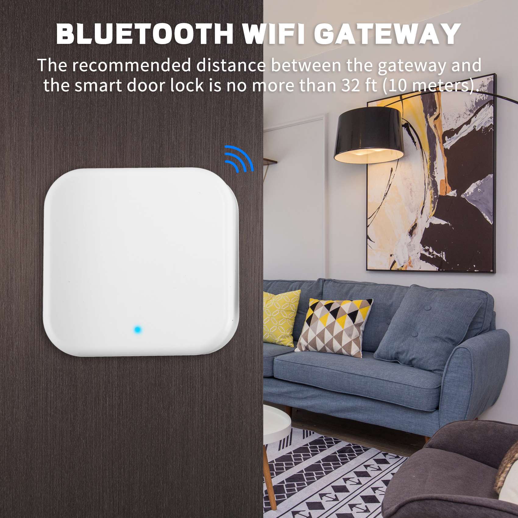 블루투스 와이파이 게이트웨이 지문 비밀번호 스마트 전자 - Smart Door Lock Wifi 리뷰 및 가격
